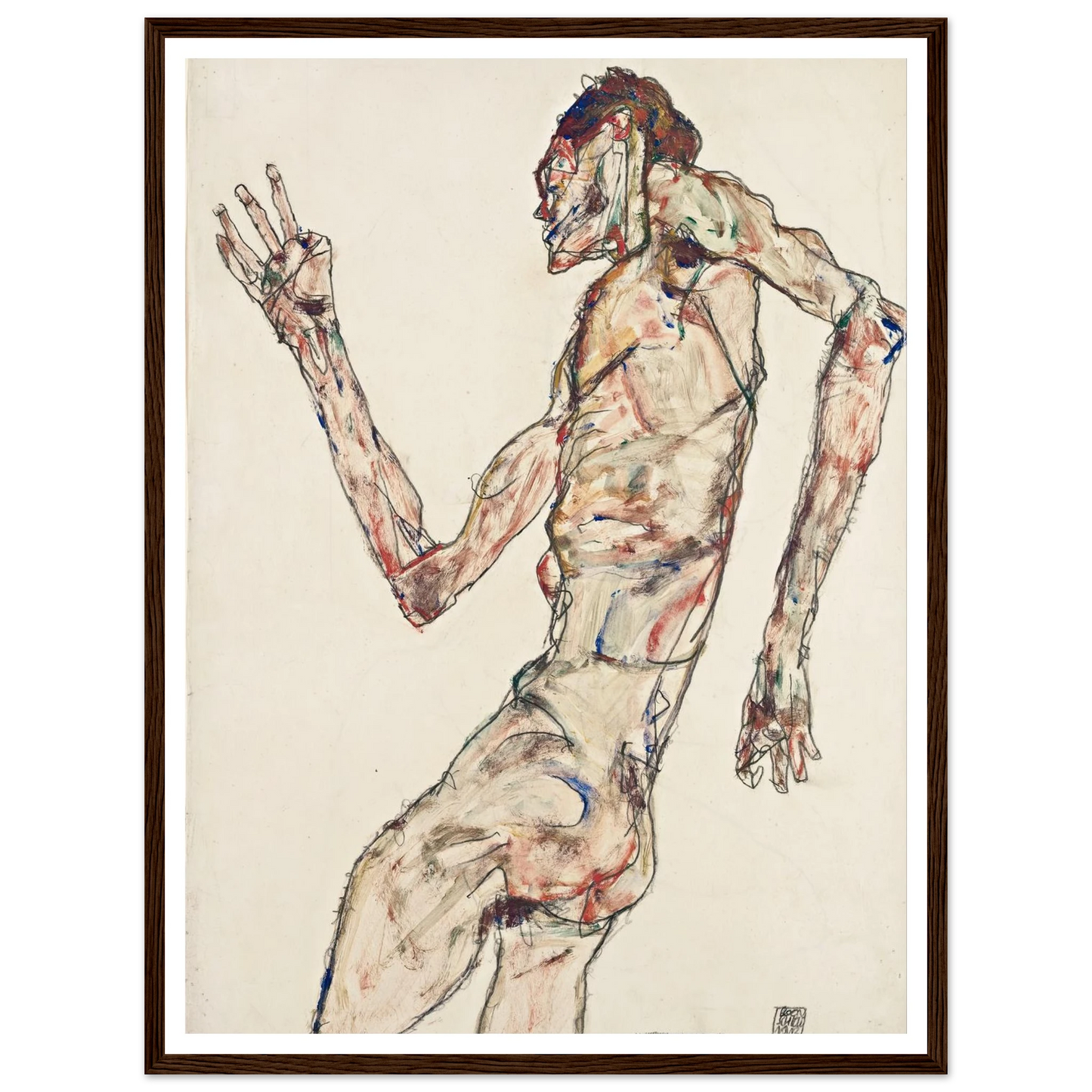 The Dancer (1913) Art Print | Egon Schiele-Quipham Collections
