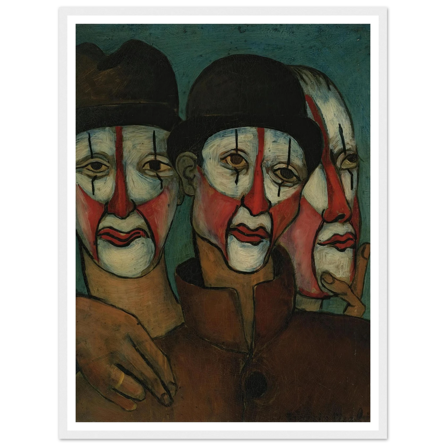 Trois mimes Art Print | Francis Picabia-Quipham Collections