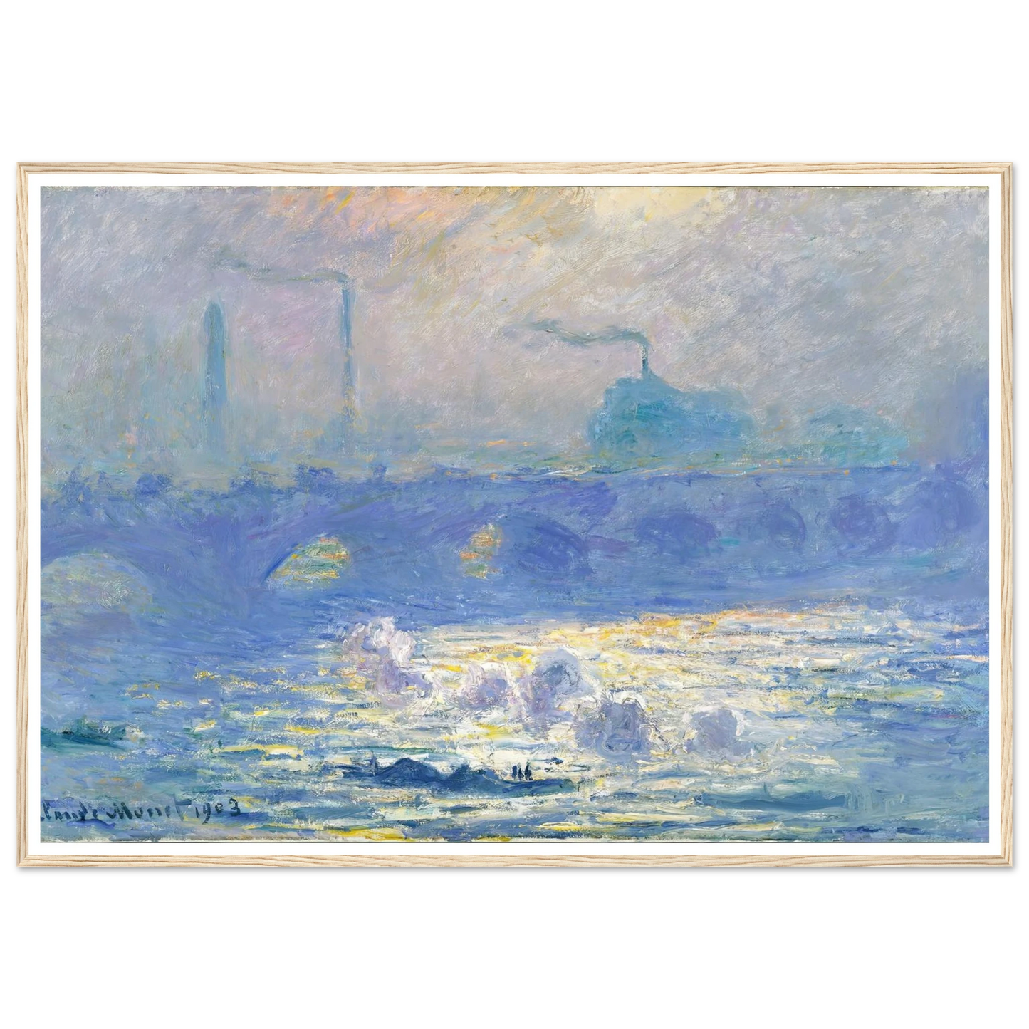 Waterloo Bridge (1903) Art Print | Claude Monet-Quipham Collections