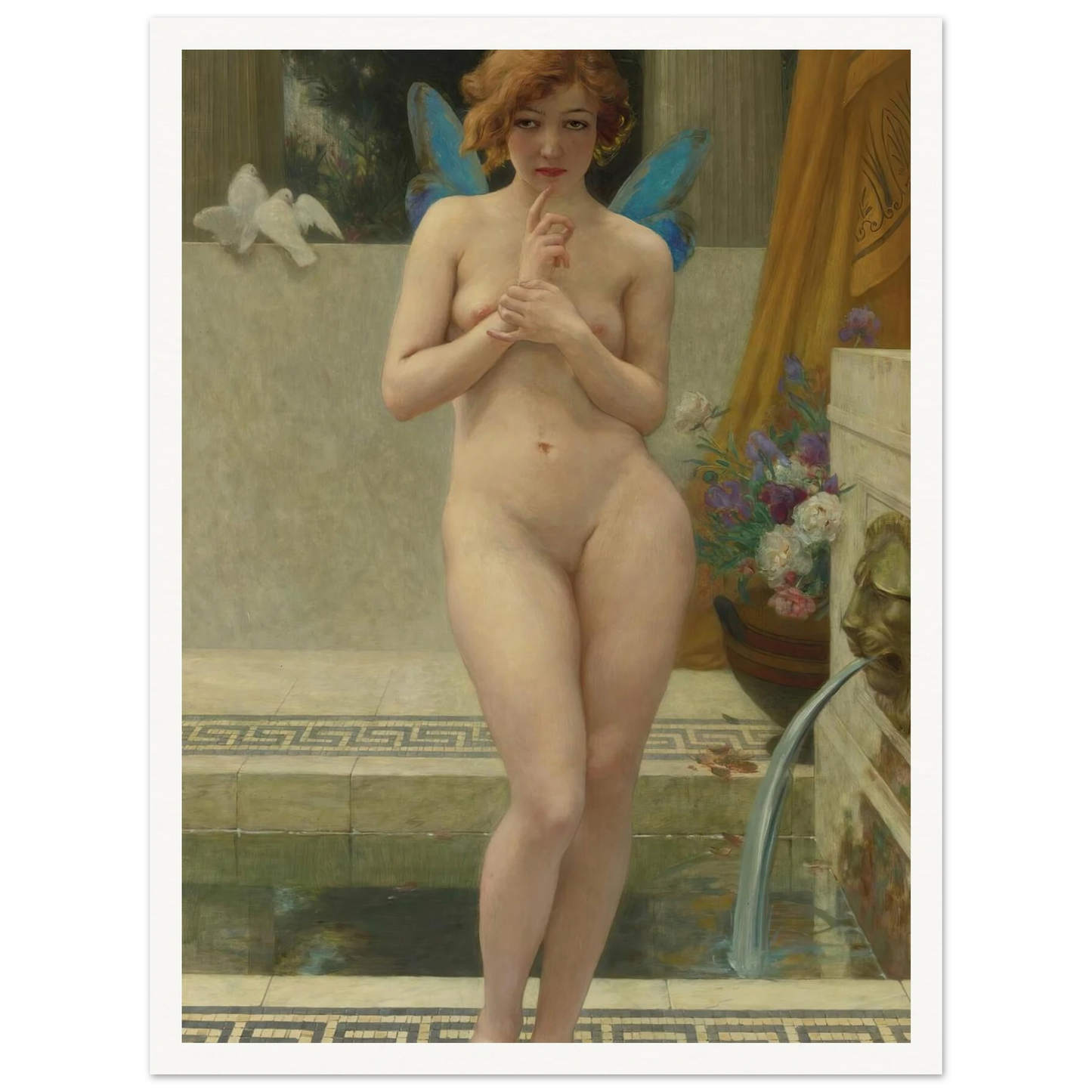 Psyche A La Fontaine Art Print | Guillaume Seignac-Quipham Collections