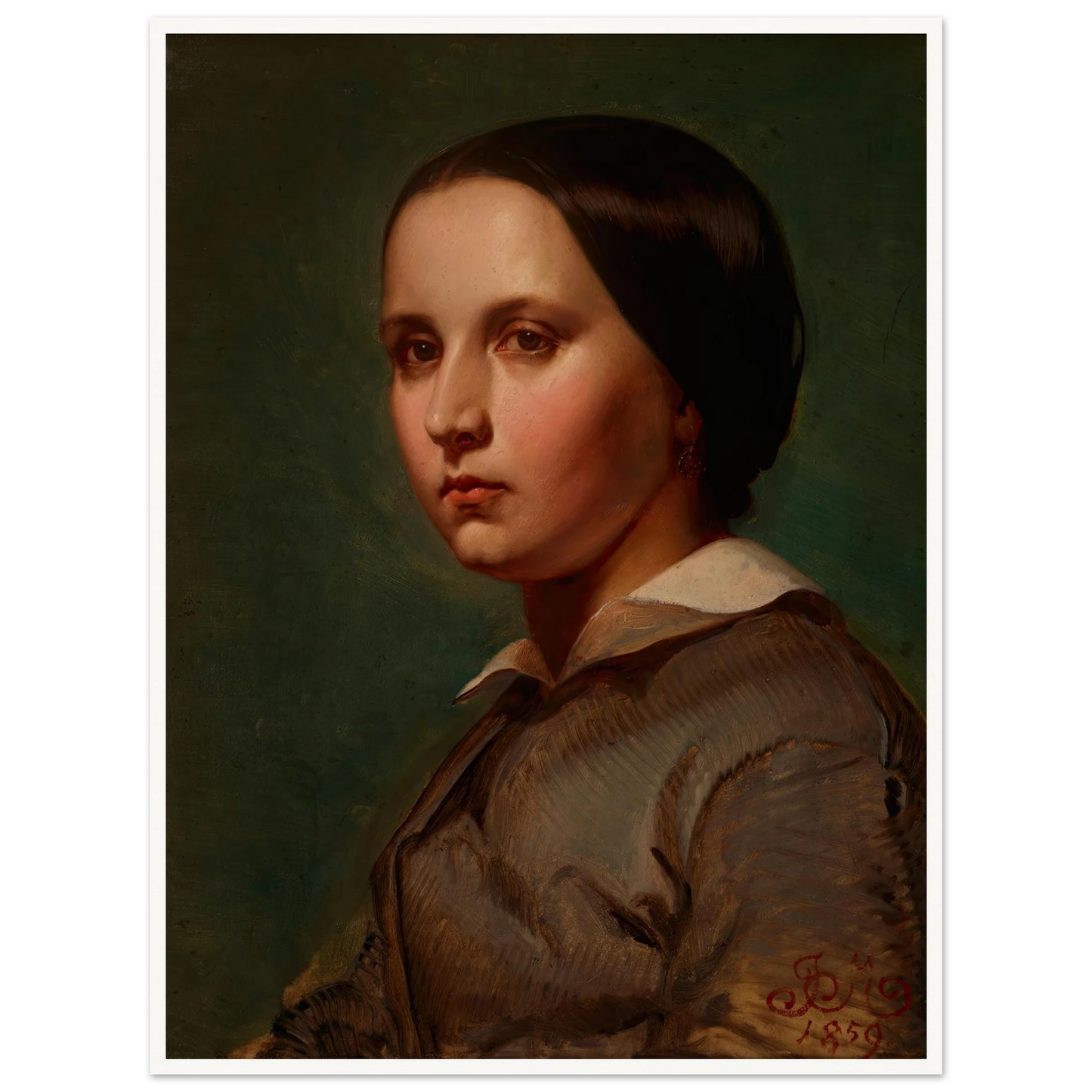 Portrait of Maria Matejko (1859) Art Print | Jan Matejko-Quipham Collections