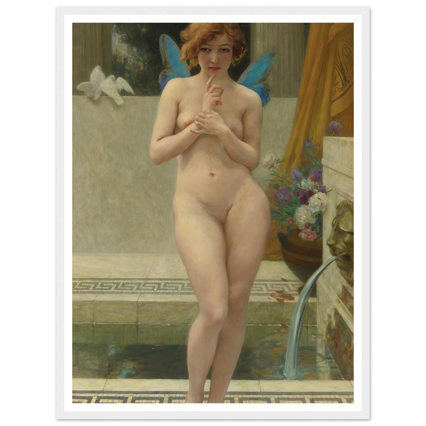 Psyche A La Fontaine Art Print | Guillaume Seignac-Quipham Collections