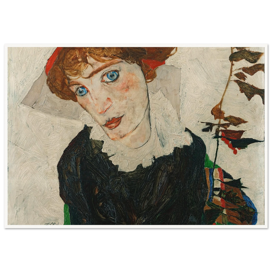 Portrait Of Wally Neuzil (1912) Art Print | Egon Schiele-Quipham Collections