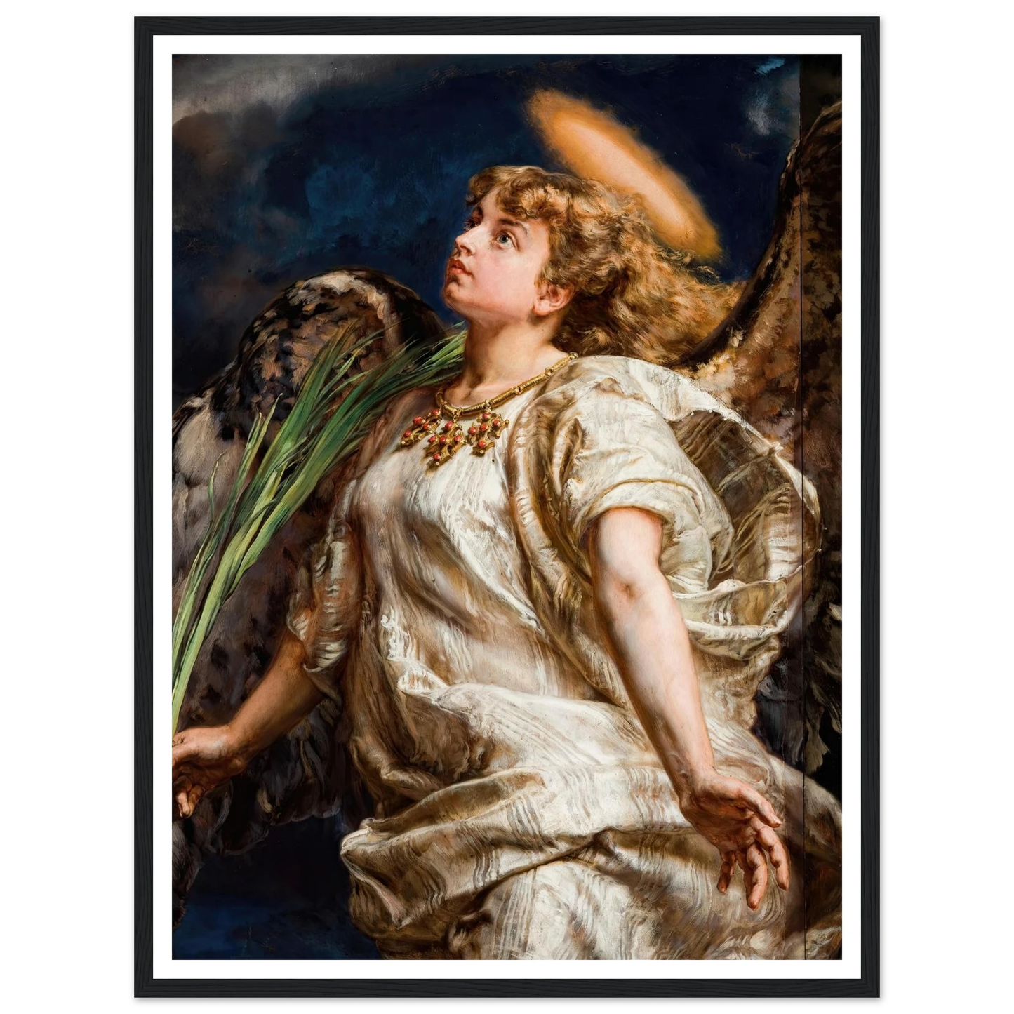 Song – study for the painting of Joan of Arc (1886) Art Print | Jan Matejko-Quipham Collections