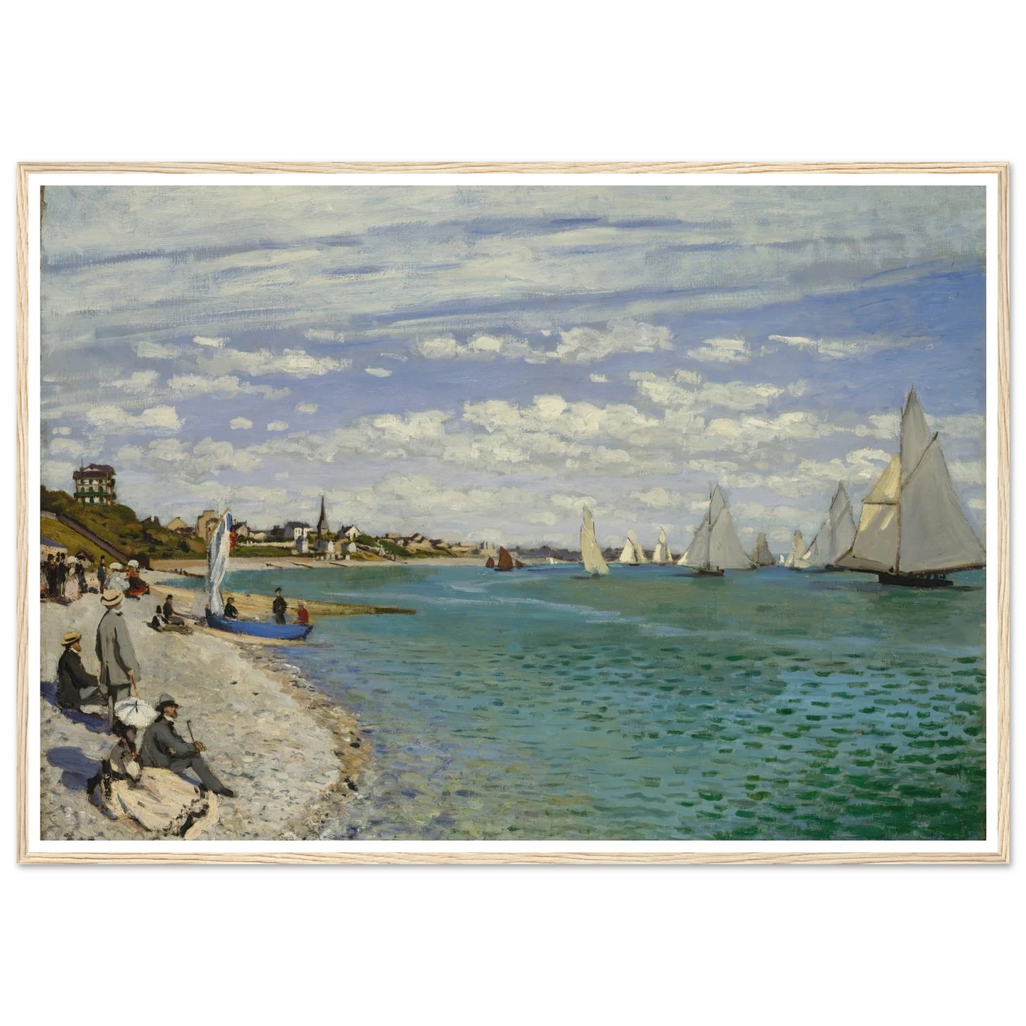 Regatta at Sainte-Adresse (1867) Art Print | Claude Monet-Quipham Collections