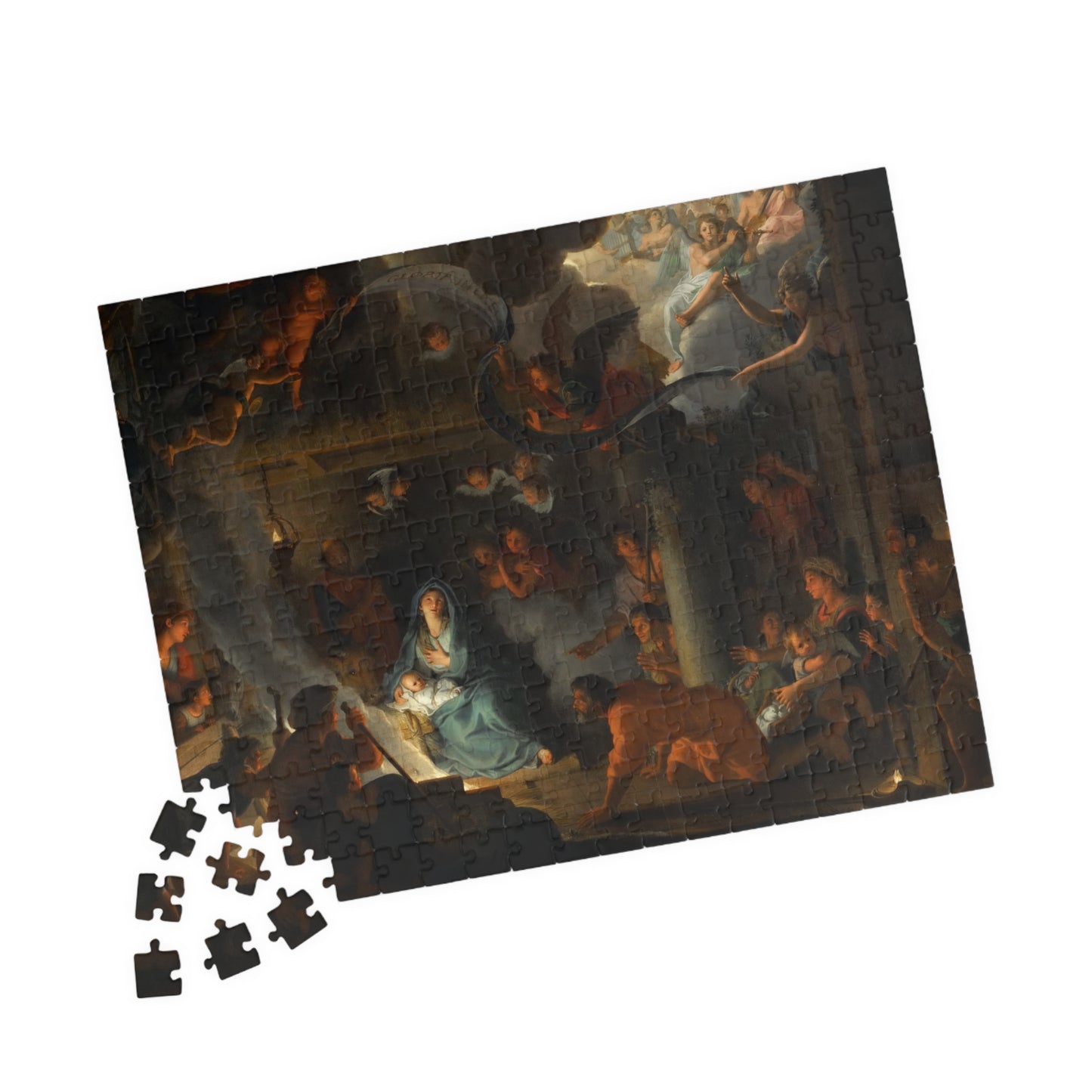 Adoration of the Shepherds Puzzle | Charles Le Brun - - 252 pcs (Horizontal) - 