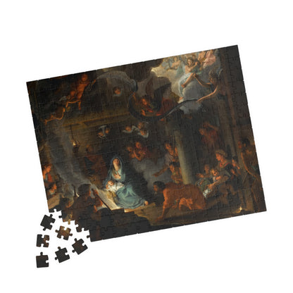 Adoration of the Shepherds Puzzle | Charles Le Brun - - 252 pcs (Horizontal) - 