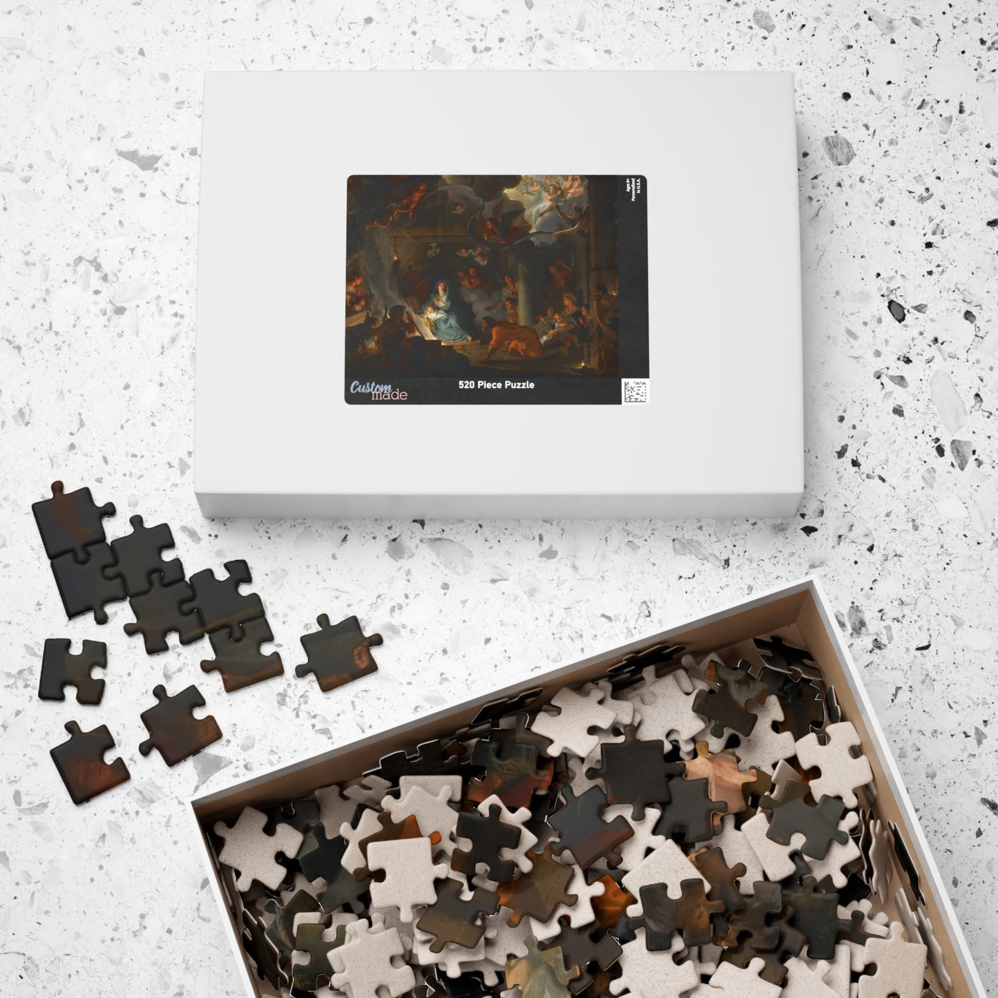 Adoration of the Shepherds Puzzle | Charles Le Brun - - 252 pcs (Horizontal) - 
