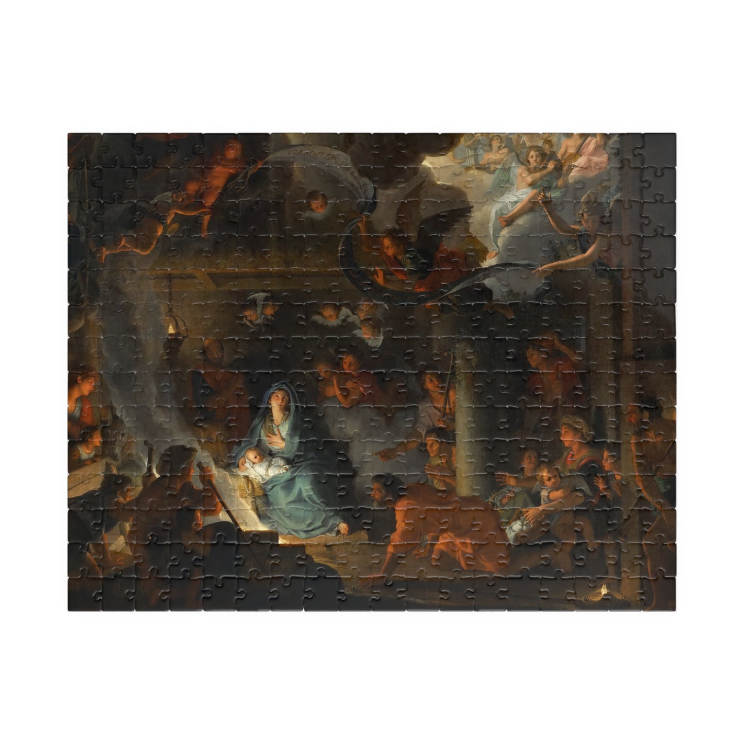 Adoration of the Shepherds Puzzle | Charles Le Brun - - 252 pcs (Horizontal) - 