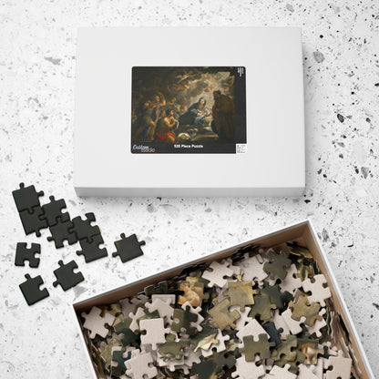 Adoration of the Shepherds Puzzle | Luca Giordano - - 252 pcs (Horizontal) - 