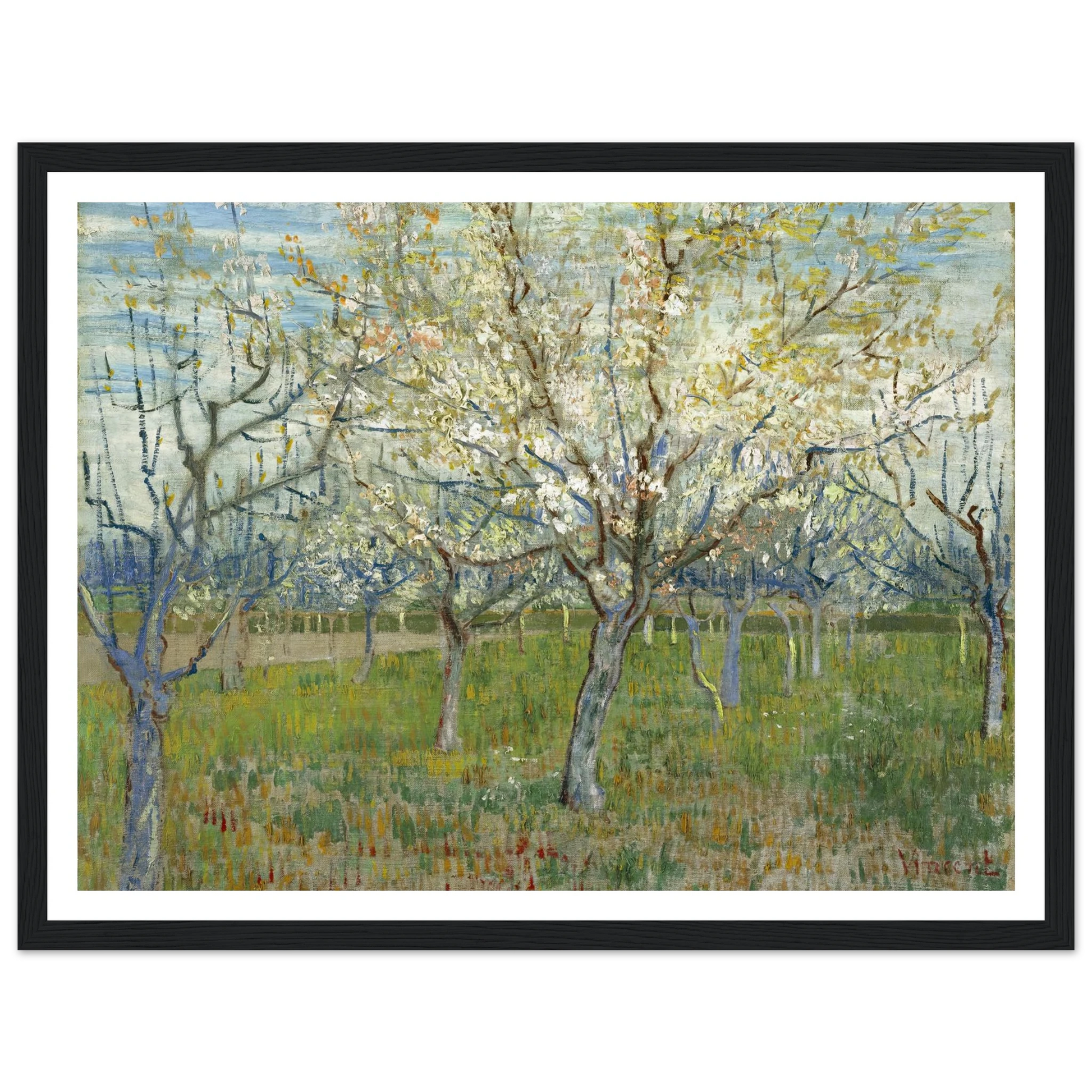 The Pink Orchard (1888) Art Print | Vincent van Gogh-Quipham Collections