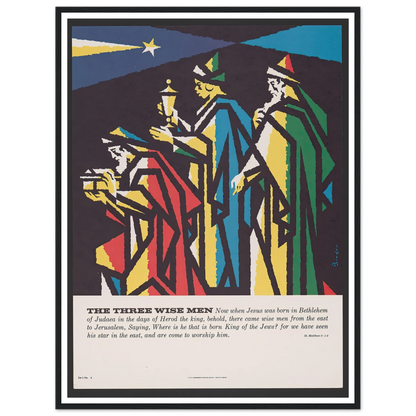 The three wise men (1962) Art Print | Joseph Binder-Quipham Collections