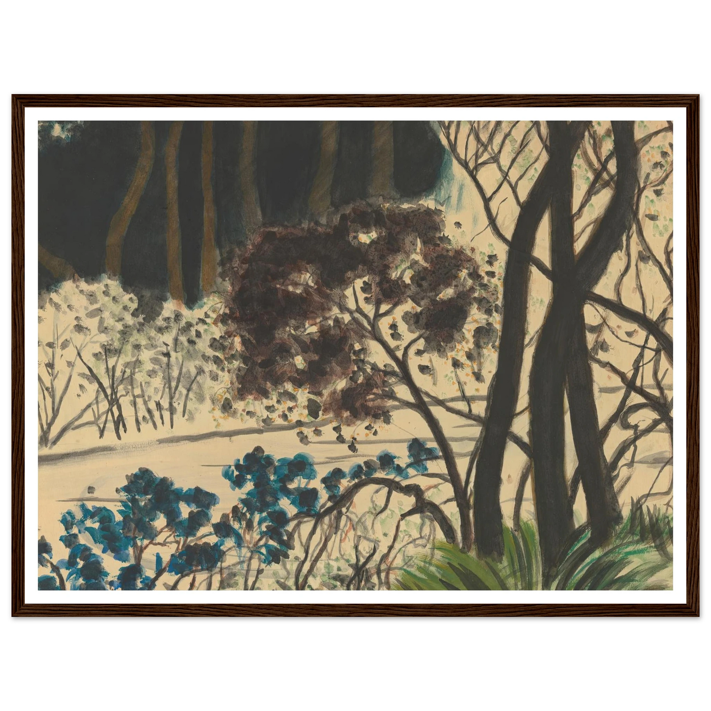 Bosgezicht Art Print | Leon Spilliaert-Quipham Collections