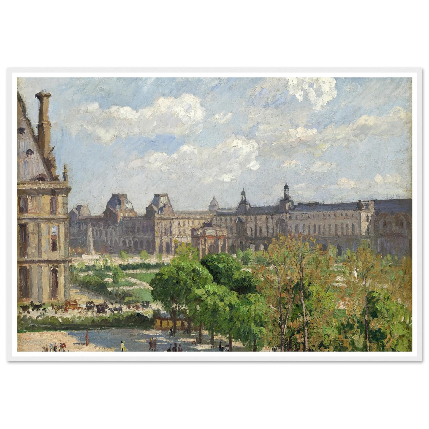 Place du Carrousel,Paris (1900) Art Print | Camille Pissarro-Quipham Collections
