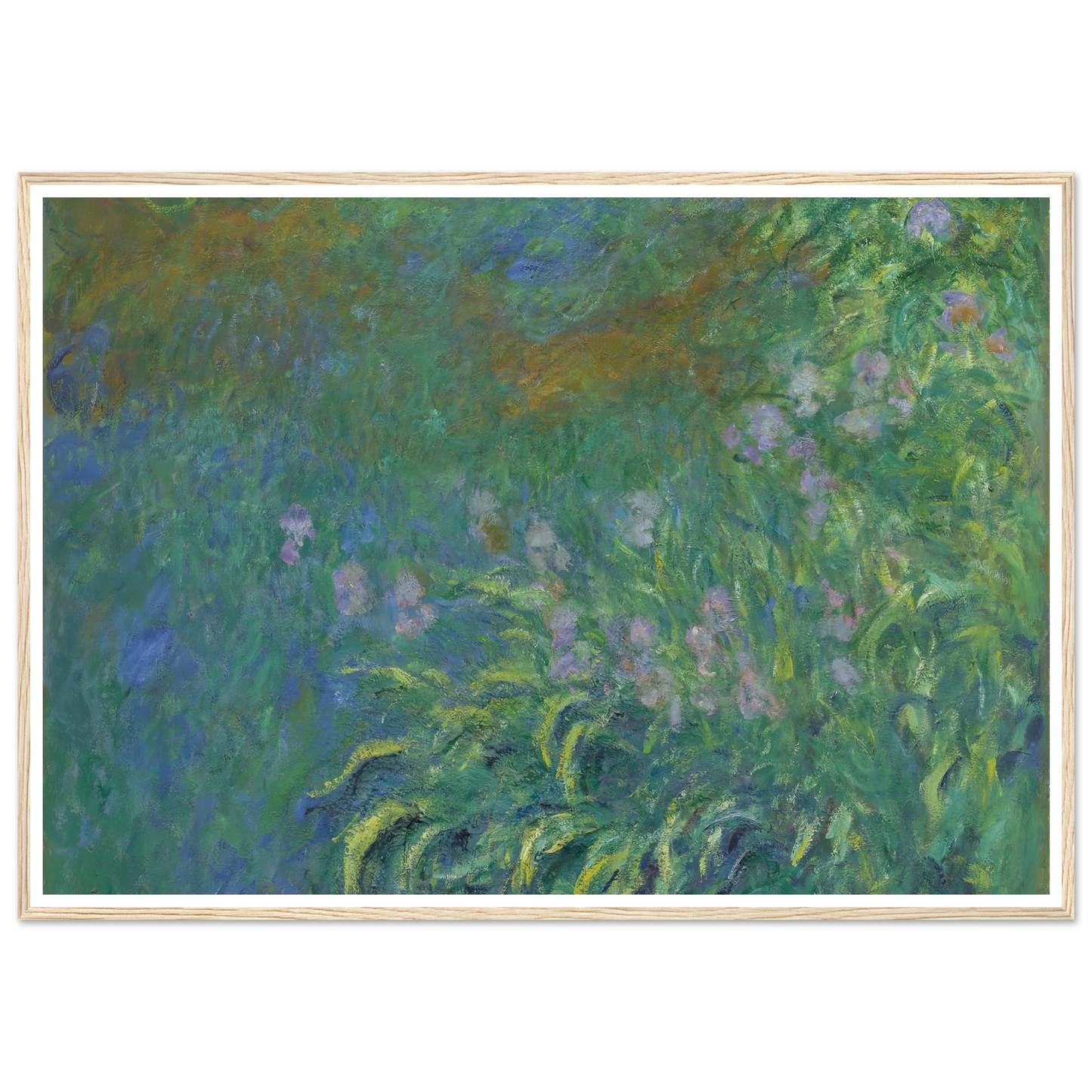 Irises (1914-17) Art Print | Claude Monet-Quipham Collections