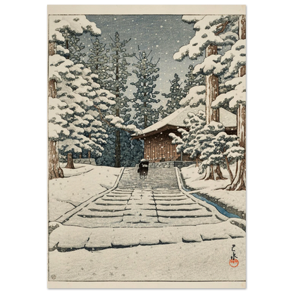 Hiraizumi Konjikido (Konjiki Hall at Hiraizumi) (1957) Art Print | Kawase Hasui-Quipham Collections