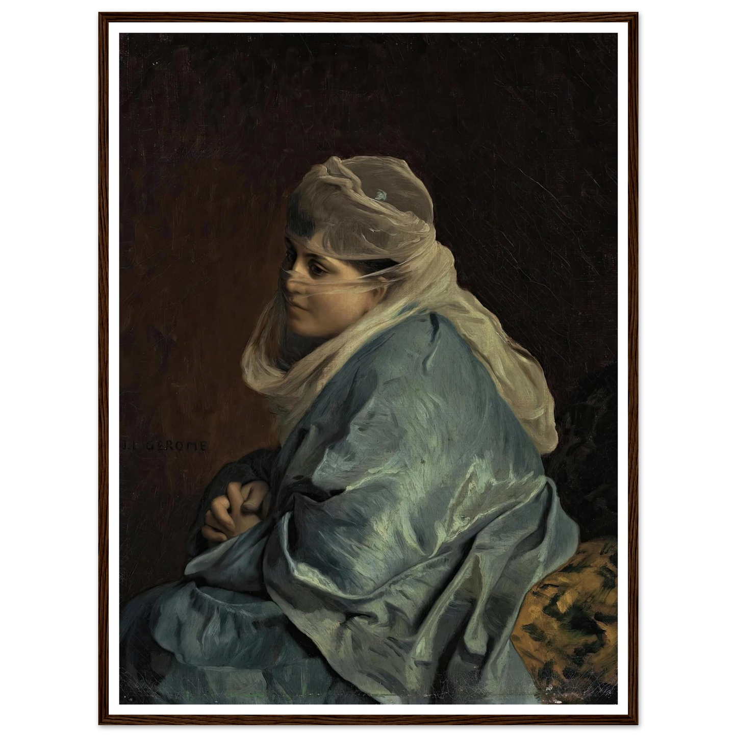 Woman of Constantinople Art Print | Jean Leon Gerome-Quipham Collections