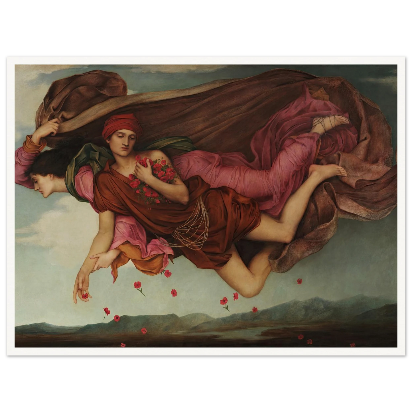 Night and Sleep (1878) Art Print | Evelyn de Morgan-Quipham Collections