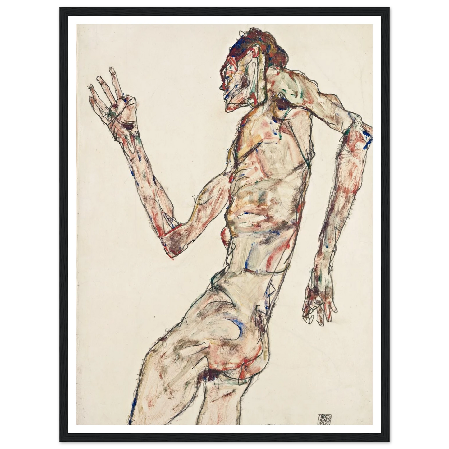 The Dancer (1913) Art Print | Egon Schiele-Quipham Collections