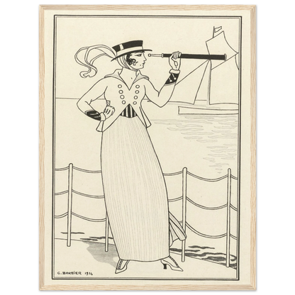 Journal des Dames et des Modes, Costumes Parisiens, 1914, No. 164 (1914) Art Print | George Barbier-Quipham Collections