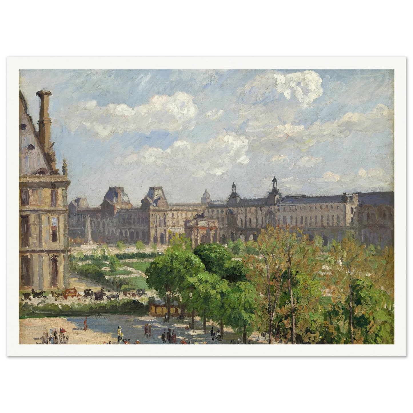 Place du Carrousel,Paris (1900) Art Print | Camille Pissarro-Quipham Collections