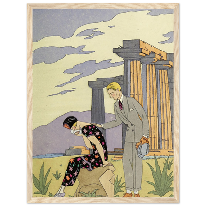 Falbalas et fanfreluches, Paestum (1925) Art Print | George Barbier-Quipham Collections