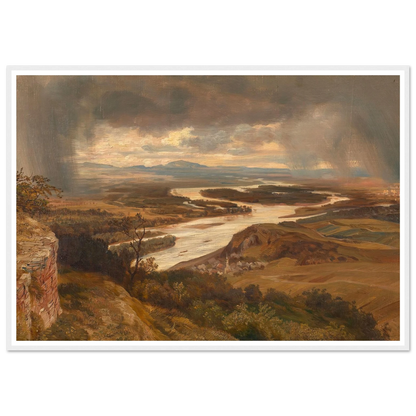Die Donauauen bei Wien (ca. 1870) Art Print | Josef Hoffmann-Quipham Collections