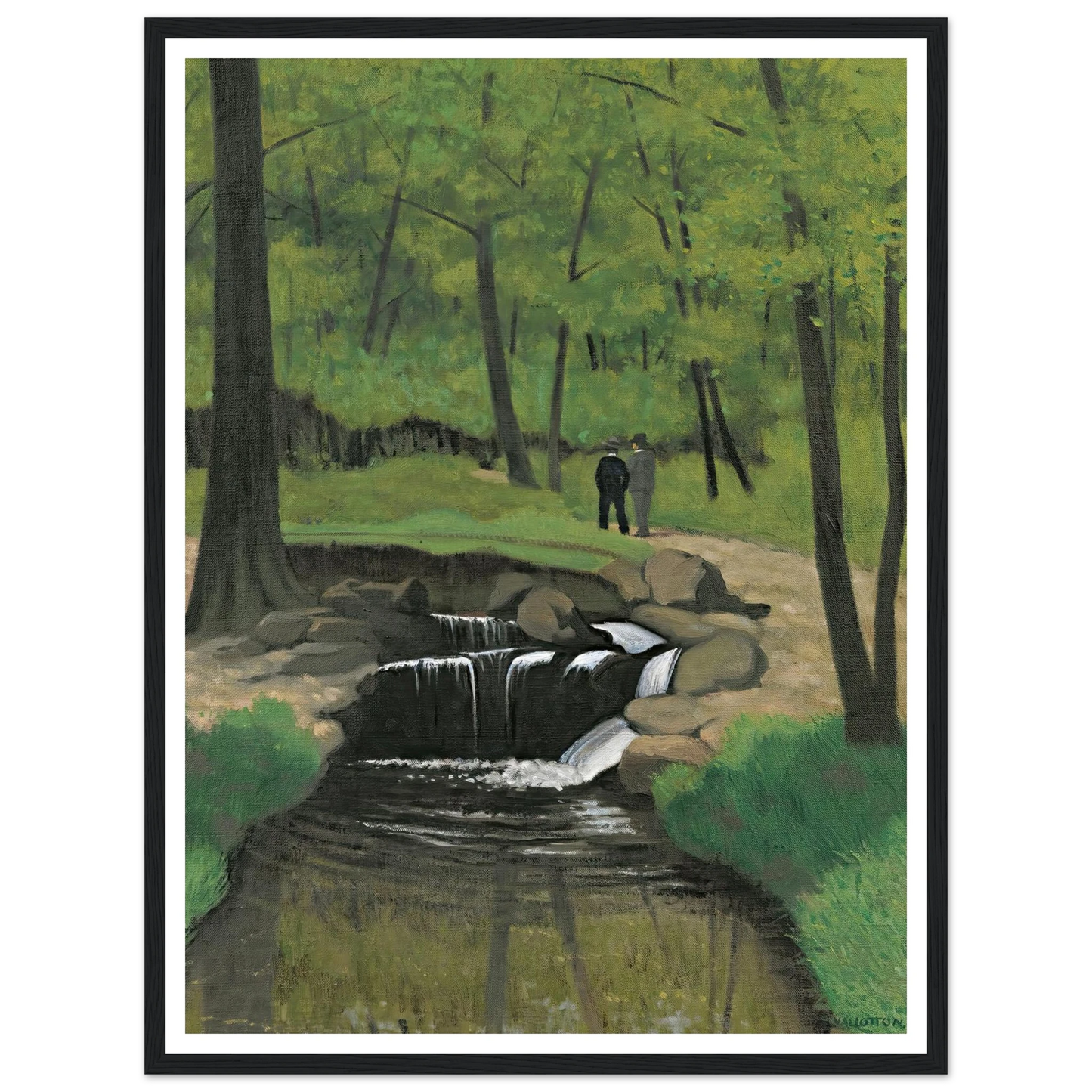 The Woods Of Boulogne (1921) Art Print | Felix Vallotton-Quipham Collections