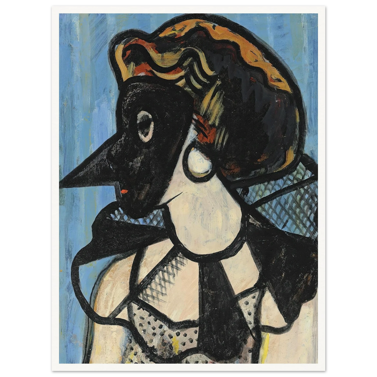 Femme au masque (circa 1938-1939) Art Print | Francis Picabia-Quipham Collections