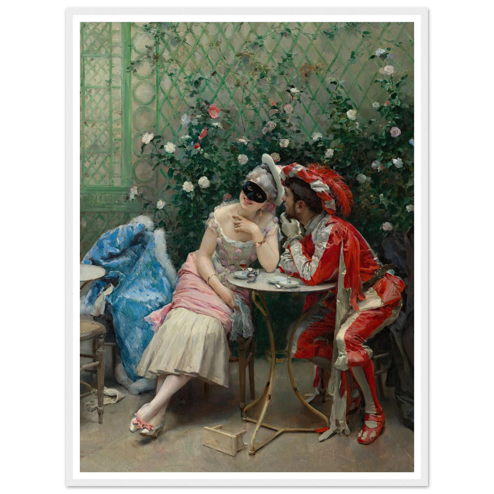 Masqueraders (1875–78) Art Print | Raimundo de Madrazo y Garreta-Quipham Collections