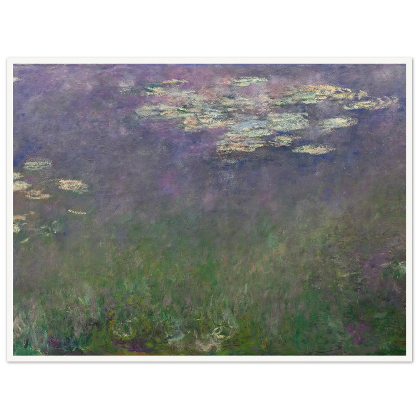 Water Lilies (Agapanthus) (c. 1915–26) Art Print | Claude Monet-Quipham Collections
