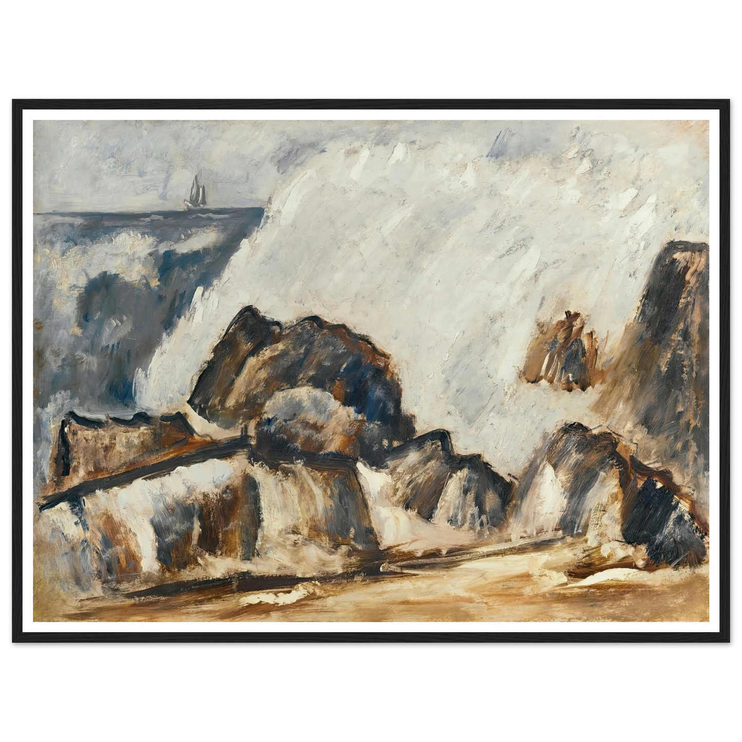 Storm Wave (1939-40) Art Print | Marsden Hartley-Quipham Collections