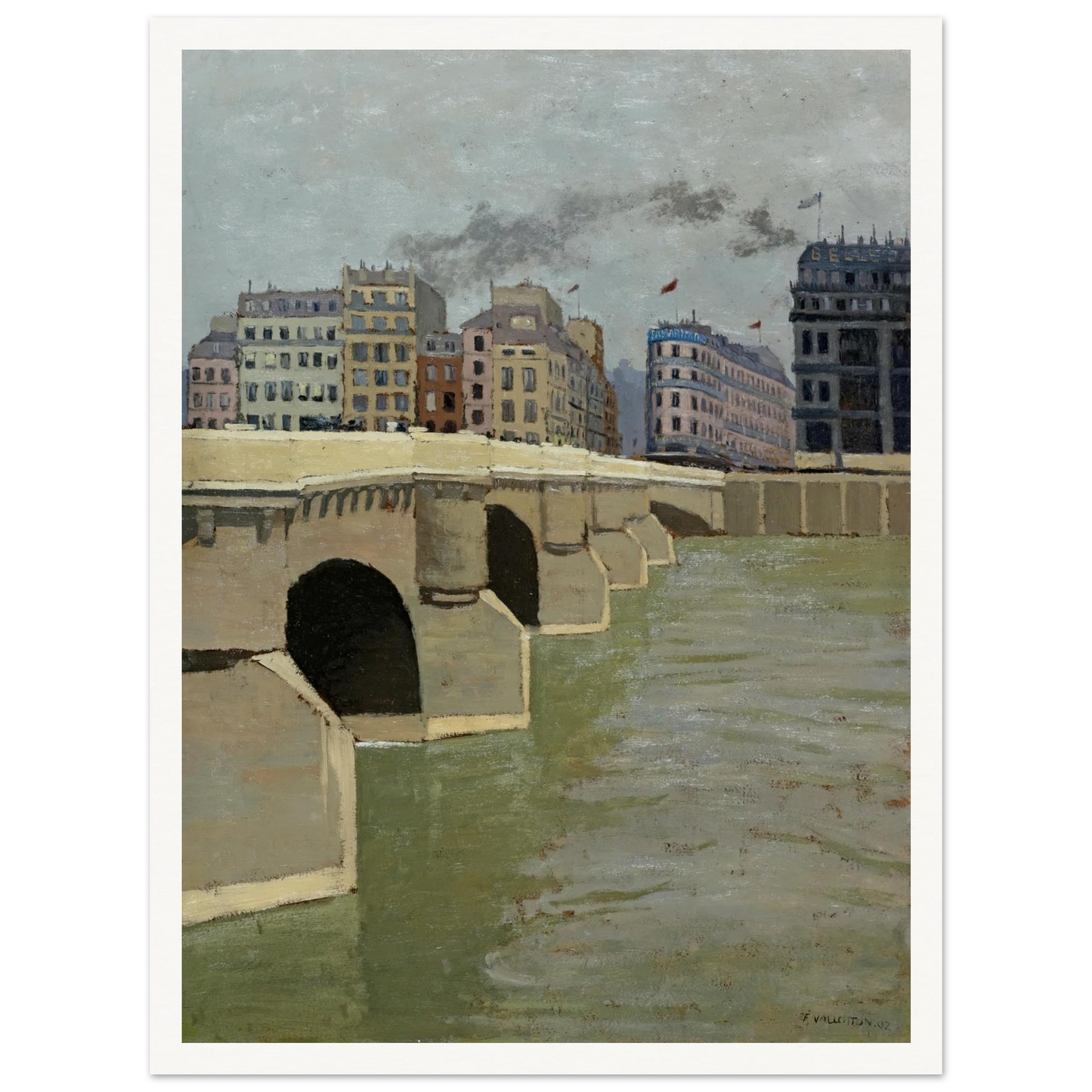 The Pont Neuf Bridge, 1902 Art Print | Felix Vallotton-Quipham Collections