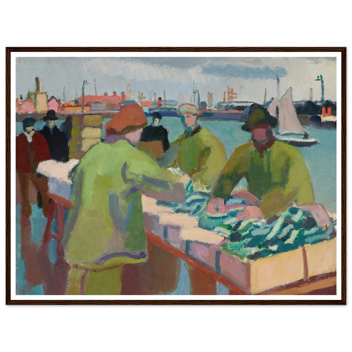 Le marché aux poissons (1904-1905) Art Print | Raoul Dufy-Quipham Collections