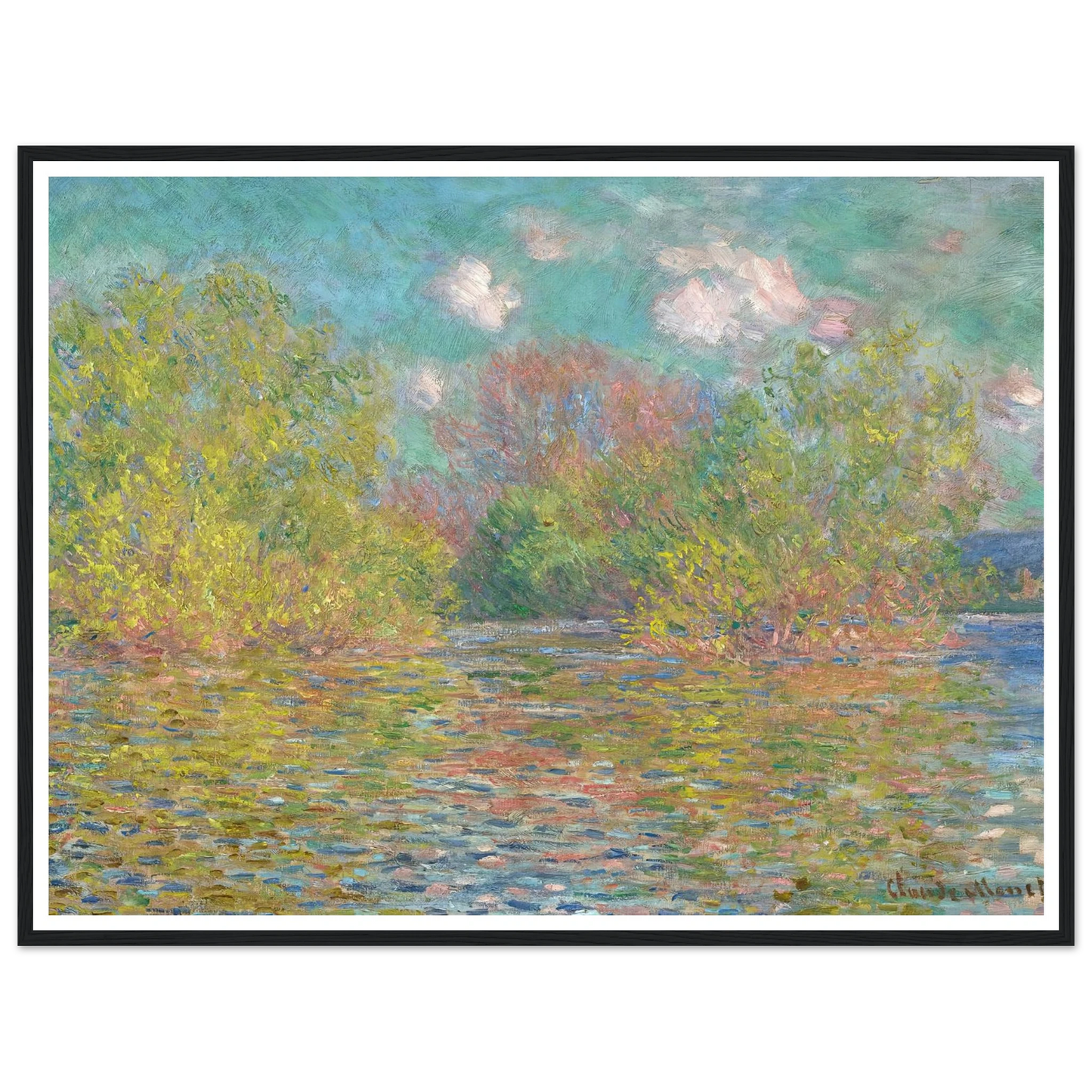 La Seine près de Giverny (1888) Art Print | Claude Monet-Quipham Collections