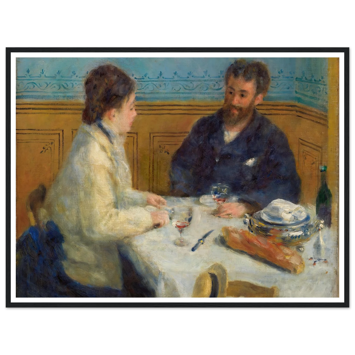 Luncheon (Le Déjeuner) (1875) Art Print | Pierre Auguste Renoir-Quipham Collections