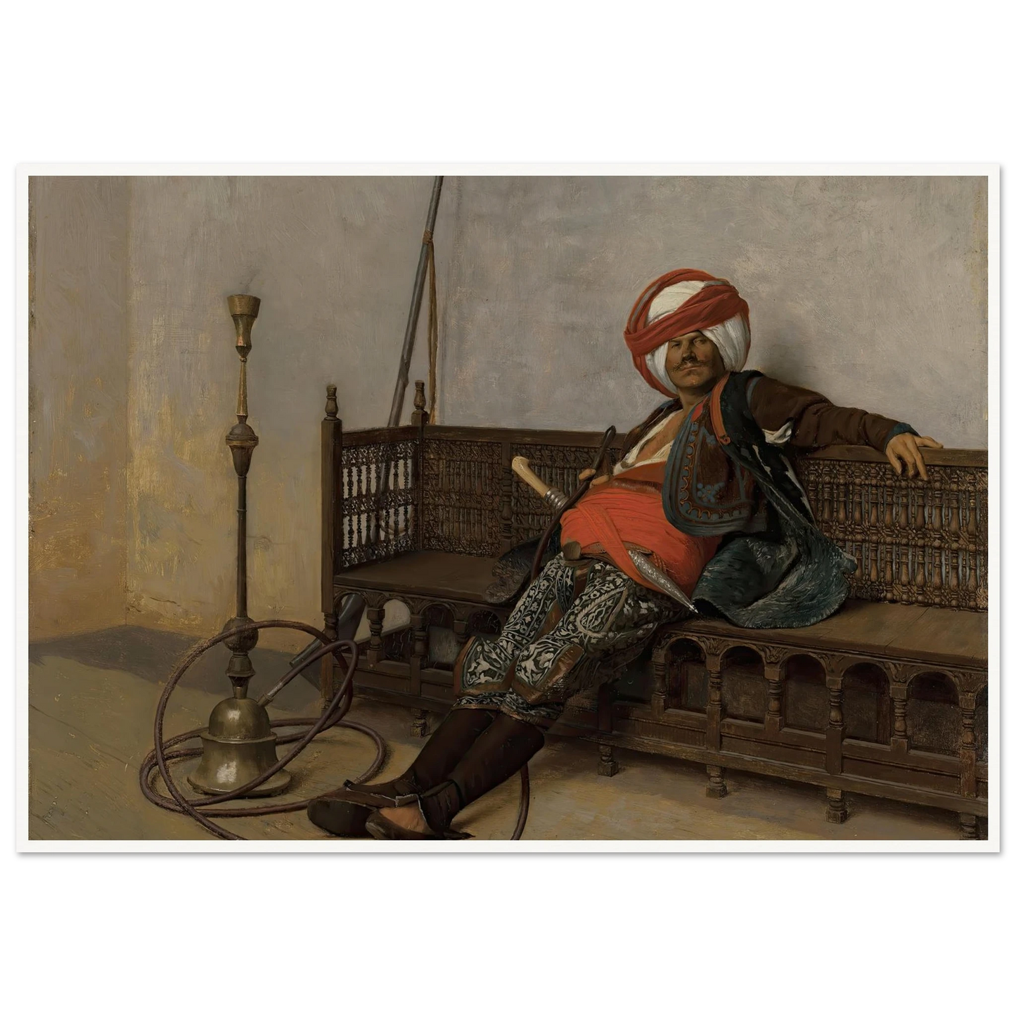 Chef arnaute Art Print | Jean Leon Gerome-Quipham Collections