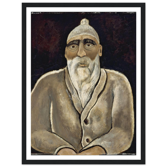 Albert Pinkham Ryder (1938) Art Print | Marsden Hartley - Framed Poster - 30x40 cm / 12x16″ - Black frame