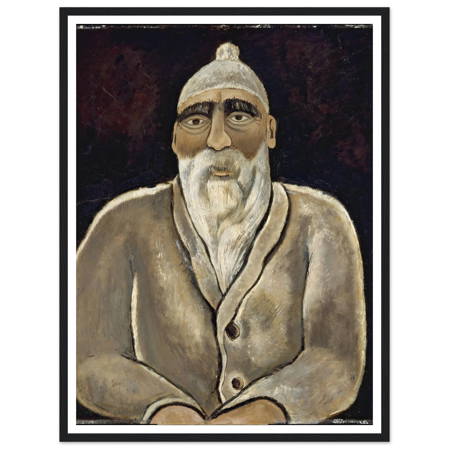 Albert Pinkham Ryder (1938) Art Print | Marsden Hartley - Framed Poster - 30x40 cm / 12x16″ - Black frame