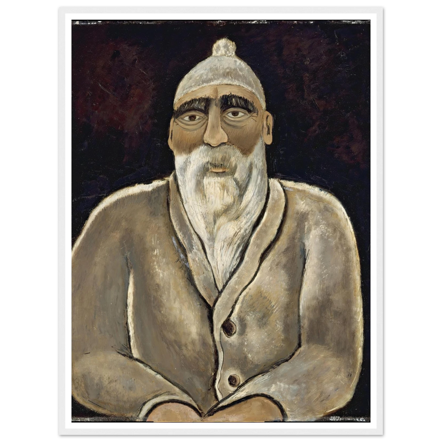 Albert Pinkham Ryder (1938) Art Print | Marsden Hartley - Framed Poster - 30x40 cm / 12x16″ - Black frame