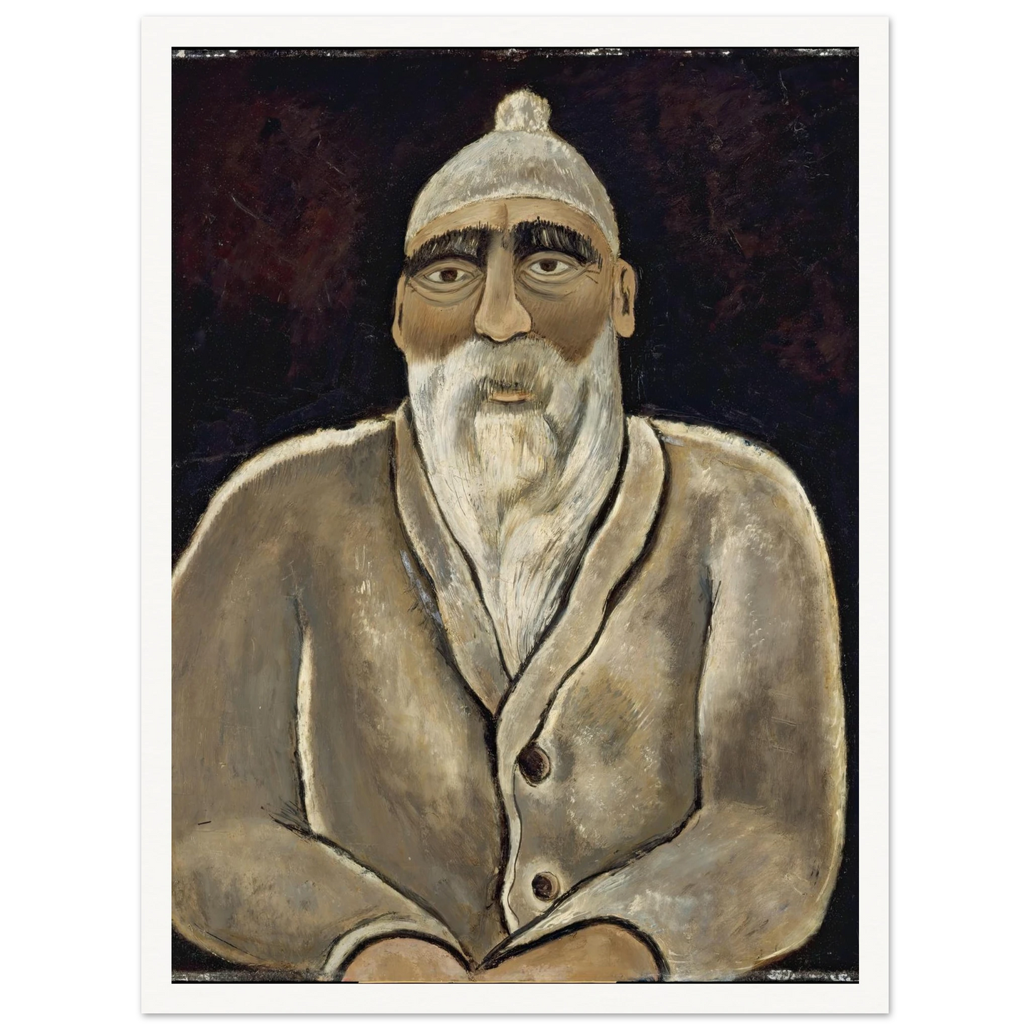 Albert Pinkham Ryder (1938) Art Print | Marsden Hartley - Framed Poster - 30x40 cm / 12x16″ - Black frame