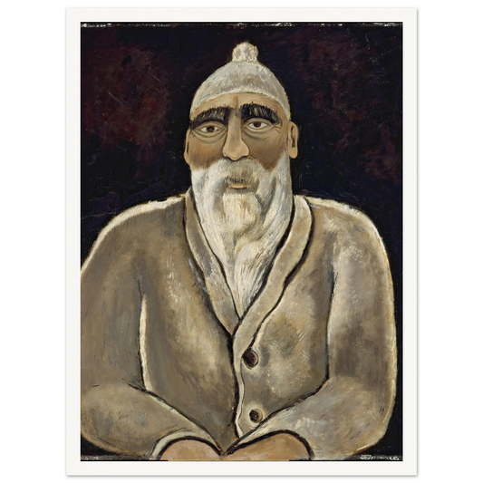 Albert Pinkham Ryder (1938) Art Print | Marsden Hartley - Framed Poster - 30x40 cm / 12x16″ - Black frame