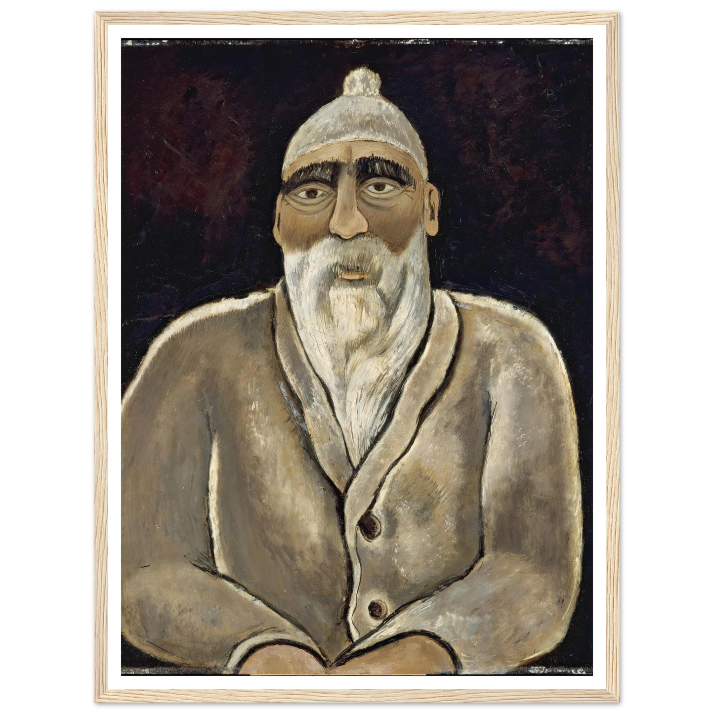 Albert Pinkham Ryder (1938) Art Print | Marsden Hartley - Framed Poster - 30x40 cm / 12x16″ - Black frame