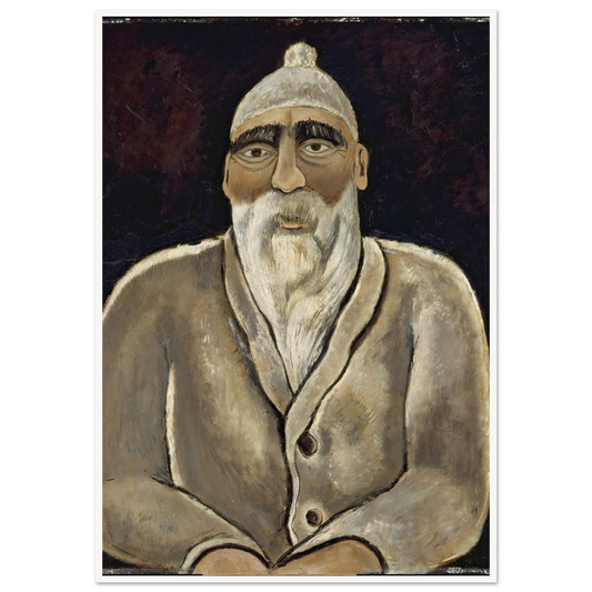 Albert Pinkham Ryder (1938) Art Print | Marsden Hartley - Framed Poster - 30x40 cm / 12x16″ - Black frame