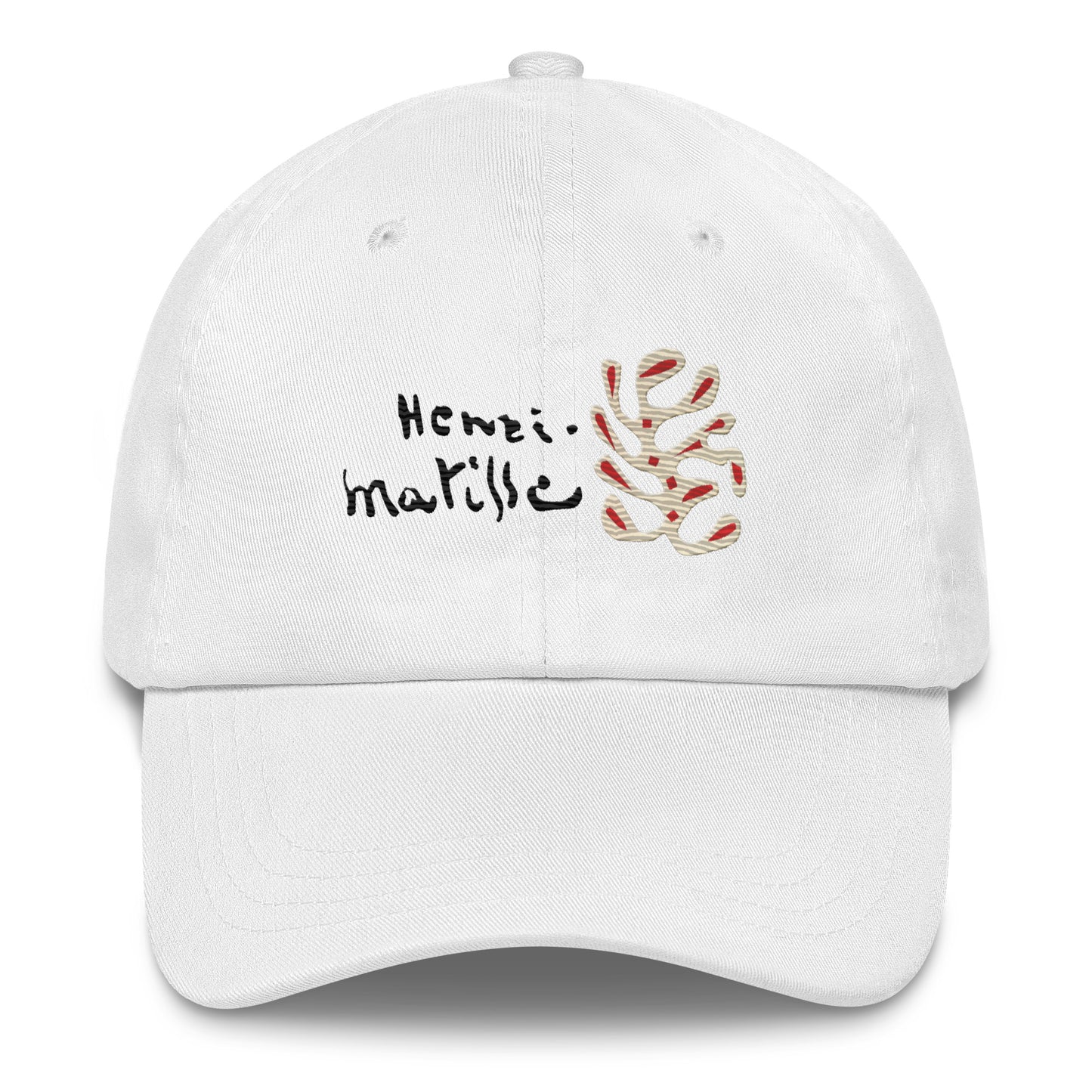 Algue blanche sur fond rouge et vert Hat | Henri Matisse - - Light Blue - 