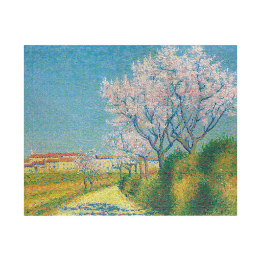 Almond Trees in Flower Puzzle | Ạchille Lauge - - 252 pcs (Horizontal) - 