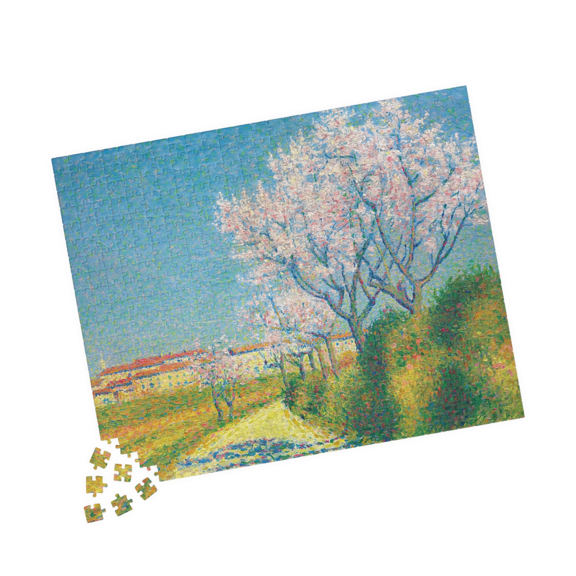 Almond Trees in Flower Puzzle | Ạchille Lauge - - 252 pcs (Horizontal) - 