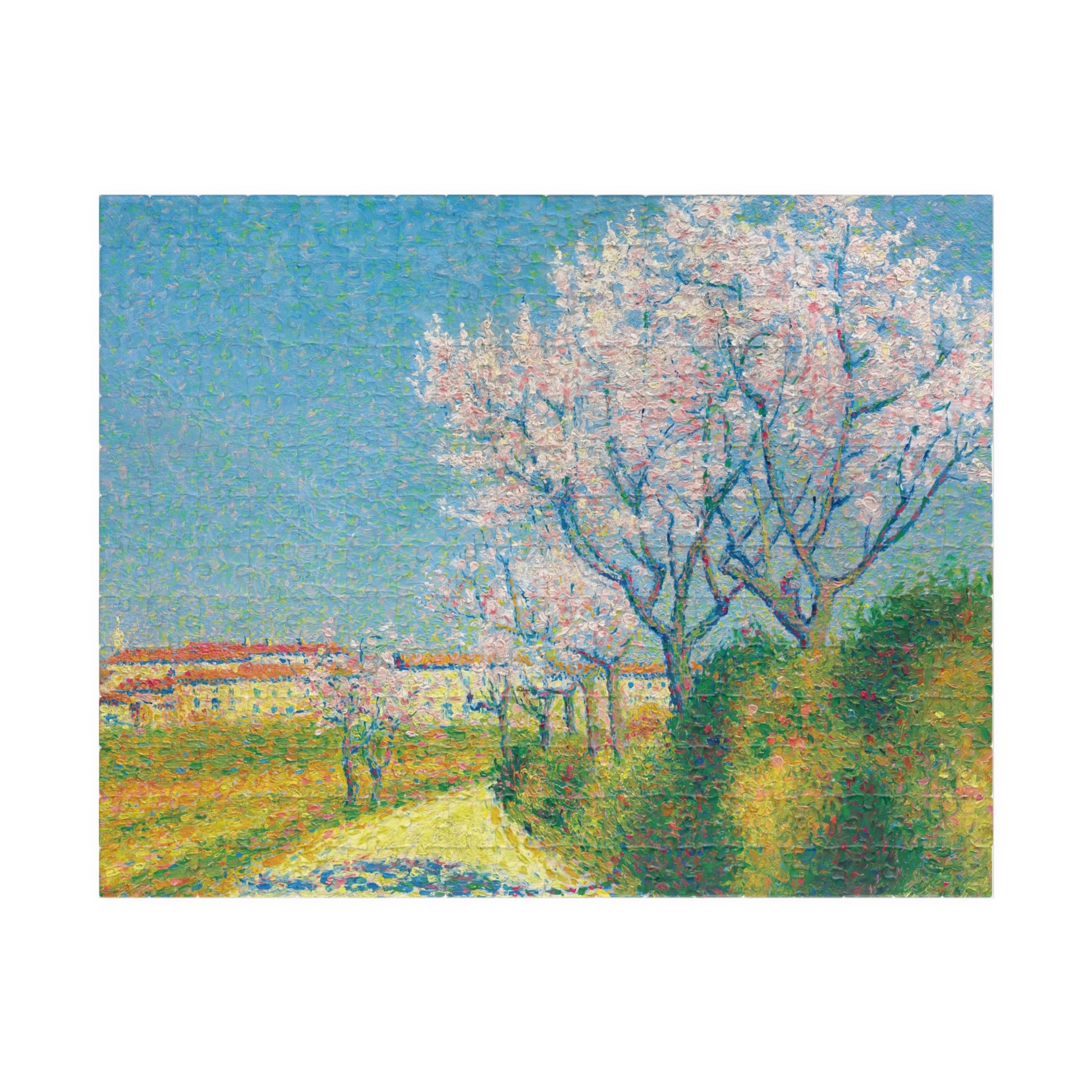 Almond Trees in Flower Puzzle | Ạchille Lauge - - 252 pcs (Horizontal) - 