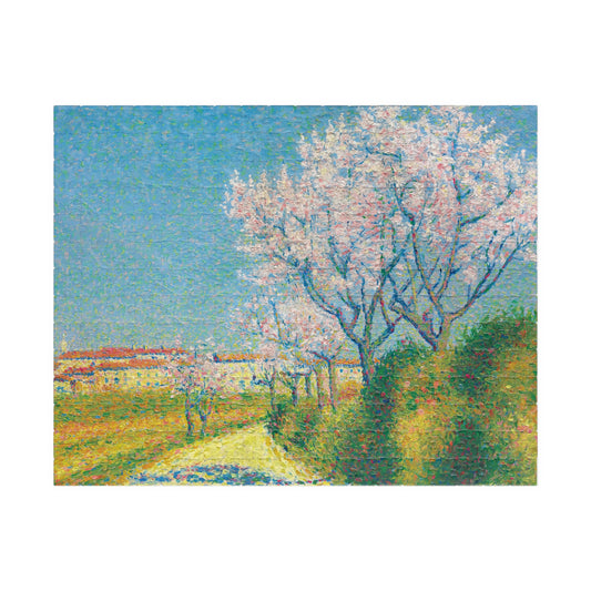 Almond Trees in Flower Puzzle | Ạchille Lauge - - 252 pcs (Horizontal) - 