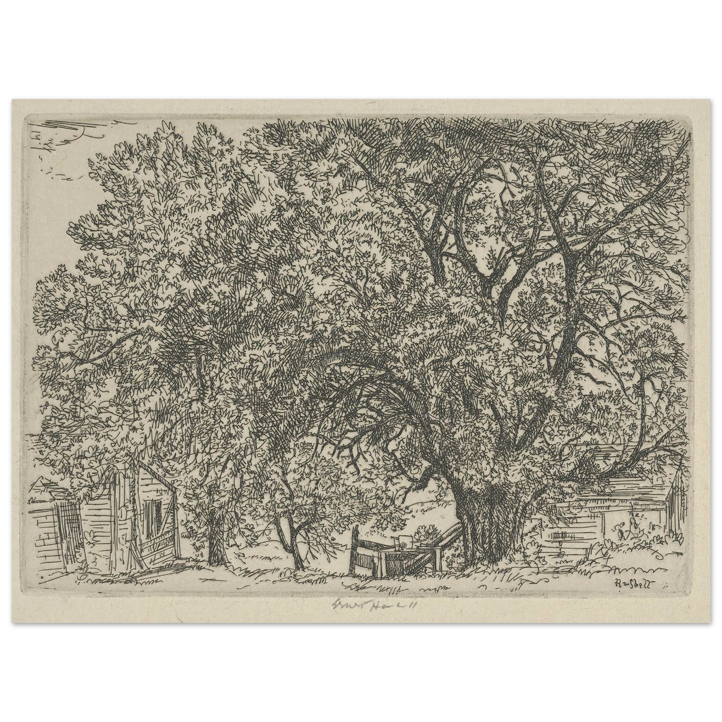 Alna Bower (1924) Art Print | Ernest Haskell - Framed Poster - 30x40 cm / 12x16″ - Black frame